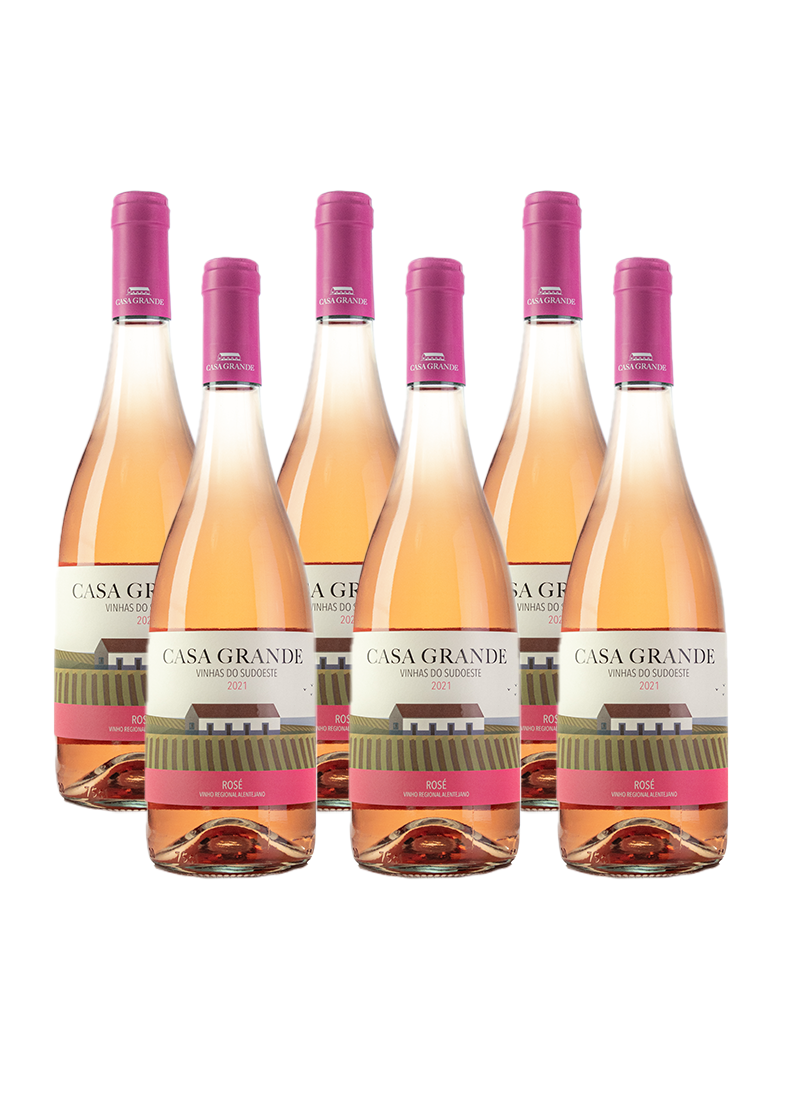 Casa Grande Vinho Rosé Colheita 2021 estilo Provence (6 uni.)