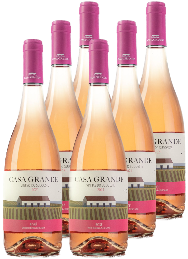Casa Grande Vinho Rosé Colheita 2021 estilo Provence (6 uni.)