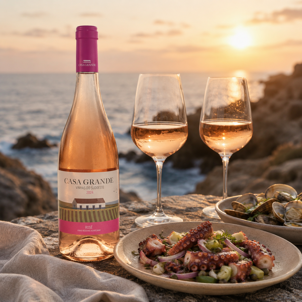 Casa Grande Vinho Rosé Colheita 2021 estilo Provence (6 uni.)