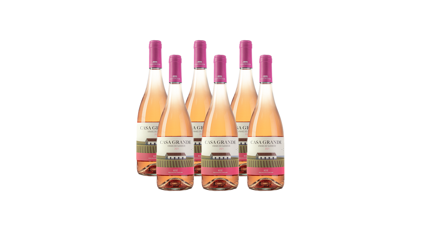 Casa Grande Vinho Rosé Colheita 2021 estilo Provence (6 uni.)